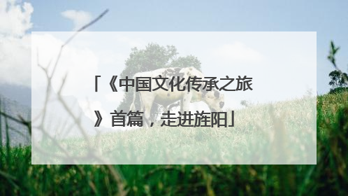 《中国文化传承之旅》首篇，走进旌阳