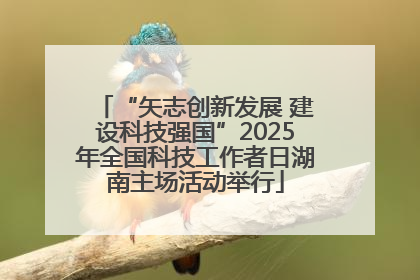 “矢志创新发展 建设科技强国”2025年全国科技工作者日湖南主场活动举行