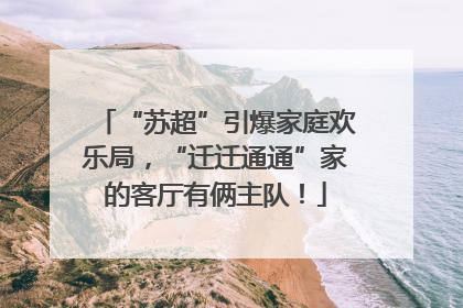 “苏超”引爆家庭欢乐局，“迁迁通通”家的客厅有俩主队！