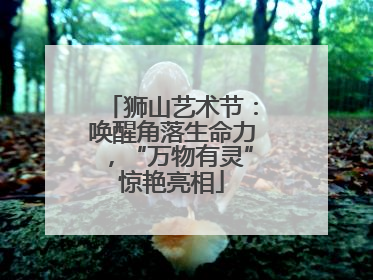 狮山艺术节：唤醒角落生命力，“万物有灵”惊艳亮相