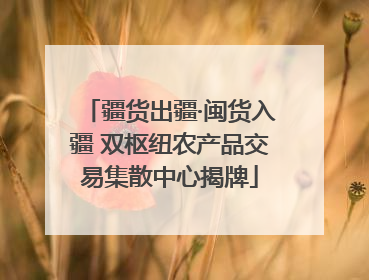 疆货出疆·闽货入疆 双枢纽农产品交易集散中心揭牌