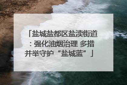 盐城盐都区盐渎街道：强化油烟治理 多措并举守护“盐城蓝”