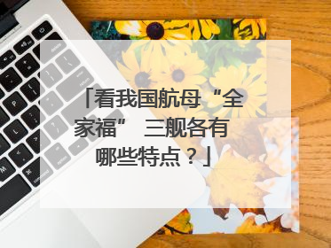看我国航母“全家福” 三舰各有哪些特点？