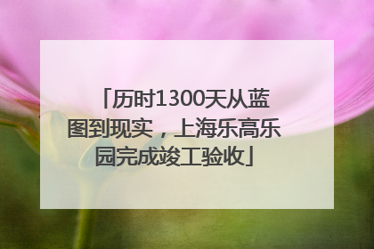 历时1300天从蓝图到现实，上海乐高乐园完成竣工验收