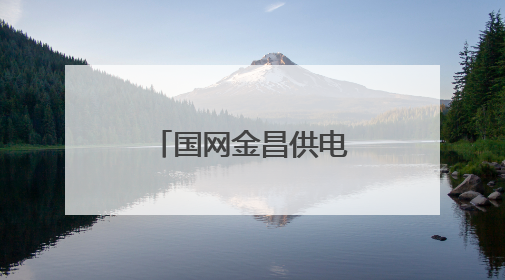 国网金昌供电公司服务能源项目“加速跑”