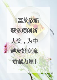 富莱欣斩获多项创新大奖，为中越友好交流贡献力量