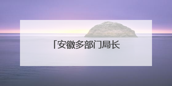 安徽多部门局长、主任职务调整！3市最新人事