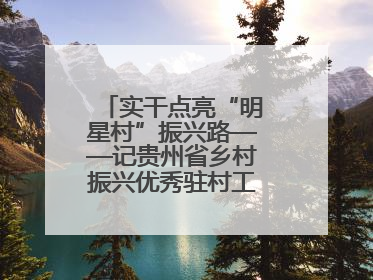 实干点亮“明星村”振兴路——记贵州省乡村振兴优秀驻村工作队员王培欢