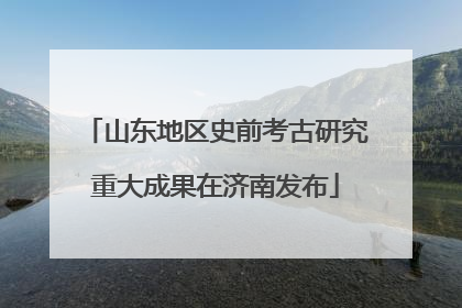山东地区史前考古研究重大成果在济南发布
