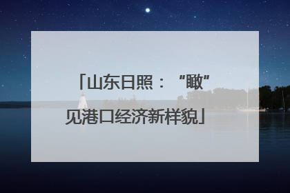 山东日照：“瞰”见港口经济新样貌