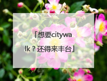 想要citywalk？还得来丰台