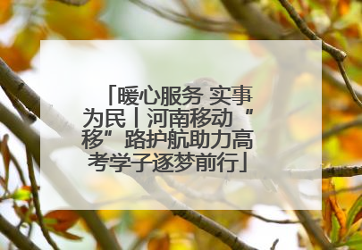 暖心服务 实事为民丨河南移动“移”路护航助力高考学子逐梦前行