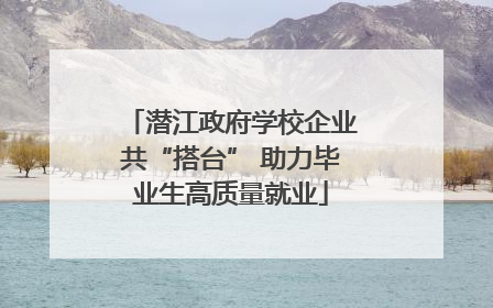 潜江政府学校企业共“搭台” 助力毕业生高质量就业