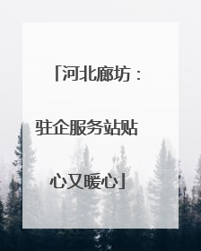 河北廊坊：驻企服务站贴心又暖心