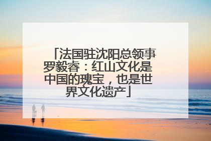 法国驻沈阳总领事罗毅睿：红山文化是中国的瑰宝，也是世界文化遗产