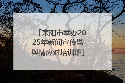 耒阳市举办2025年新闻宣传暨舆情应对培训班
