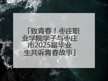 致青春！枣庄职业学院学子与枣庄市2025届毕业生共诉青春故事