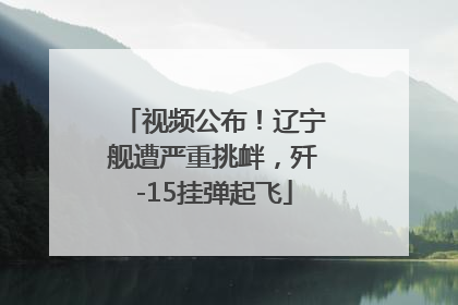 视频公布！辽宁舰遭严重挑衅，歼-15挂弹起飞