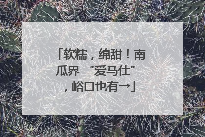 软糯，绵甜！南瓜界 “爱马仕”，峪口也有→