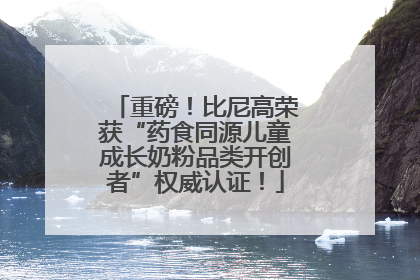 重磅！比尼高荣获“药食同源儿童成长奶粉品类开创者”权威认证！
