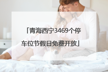 青海西宁3469个停车位节假日免费开放