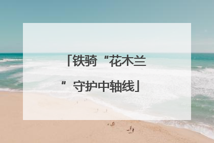 铁骑“花木兰”守护中轴线