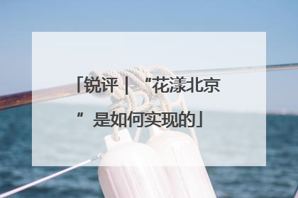 锐评｜“花漾北京”是如何实现的