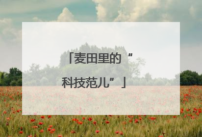 麦田里的“科技范儿”